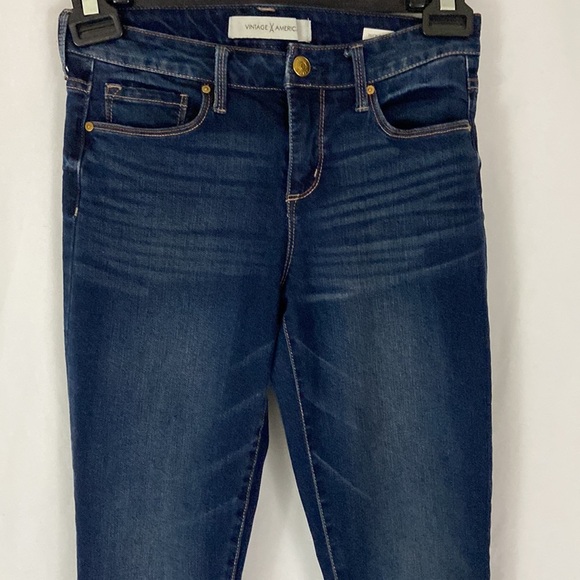 Vintage America Wonderland Skinny Ankle Jeans Size 2/26 - Picture 2 of 10